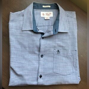Men’s XL Penguin ss button down